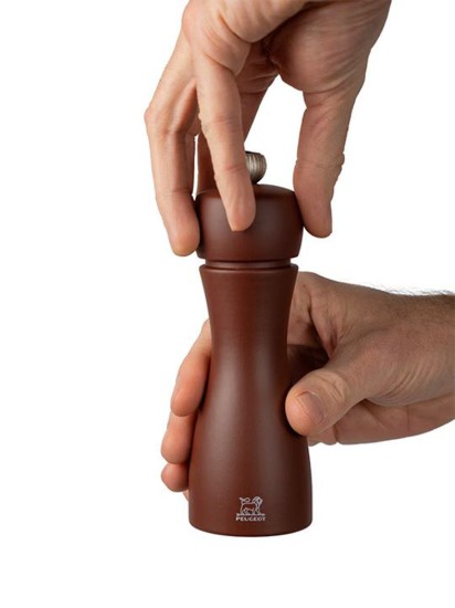 2 darabos só- és borsőrlő készlet, 15 cm, "Tahiti Earth Z", Cacao&Nuts - Peugeot