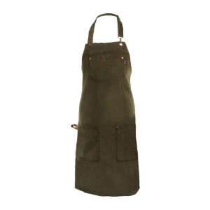 Konyhai kötény, "Velmar", Olive Green - Tiseco