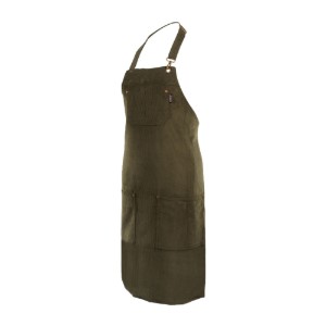 Konyhai kötény, "Velmar", Olive Green - Tiseco