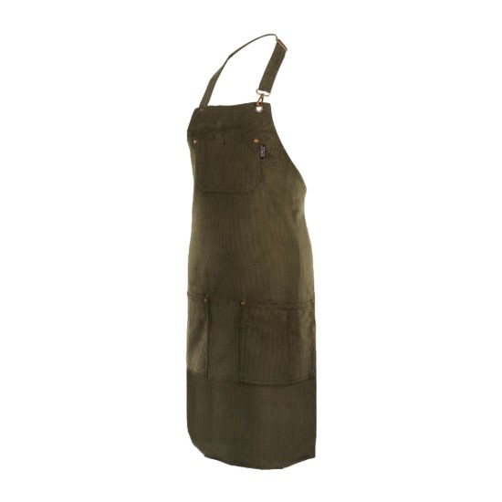 Konyhai kötény, "Velmar", Olive Green - Tiseco
