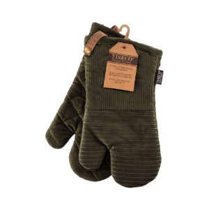 2 db-os konyhai kesztyű készlet, "Velmar", Olive Green - Tiseco