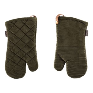 2 db-os konyhai kesztyű készlet, "Velmar", Olive Green - Tiseco