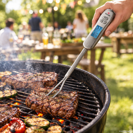 Barbecue villa hőmérő - Zokura