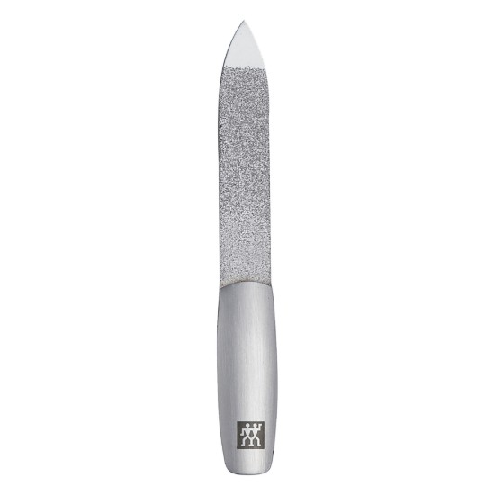 4 részes manikűr szett, rozsdamentes acél, szürke bőrtok, PREMIUM - Zwilling