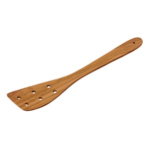 Perforált spatula, olajfa, 30 cm - Kesper