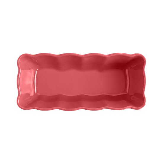 Piskóta sütőforma, kerámia, 24,5x11cm/1,1L, "Madeleine", Rose Candy - Emile Henry