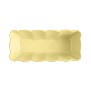 Piskóta sütőforma, kerámia, 24,5x11cm/1,1L, "Madeleine", Vanilla - Emile Henry