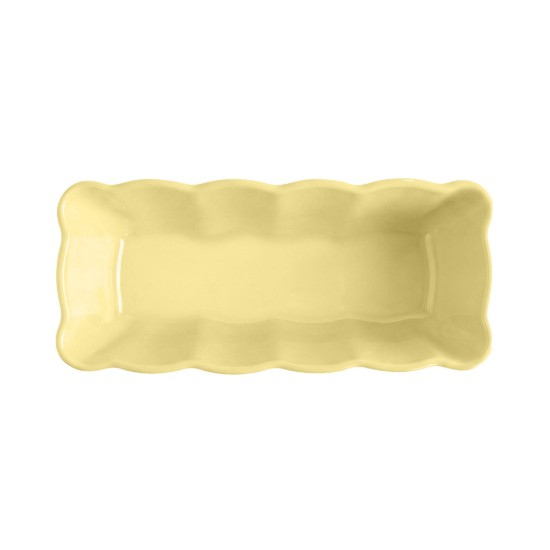 Piskóta sütőforma, kerámia, 24,5x11cm/1,1L, "Madeleine", Vanilla - Emile Henry