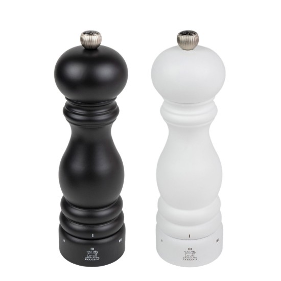 2 darabos só- és borsőrlő készlet, 20 cm, "Paris u'Select Z", Black&White - Peugeot