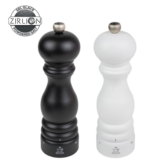 2 darabos só- és borsőrlő készlet, 20 cm, "Paris u'Select Z", Black&White - Peugeot