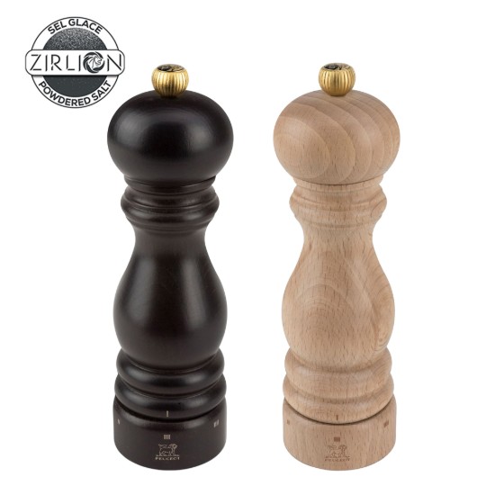 2 darabos só- és borsőrlő készlet, 20 cm, "Paris u'Select Z", Chocolate&Natural - Peugeot