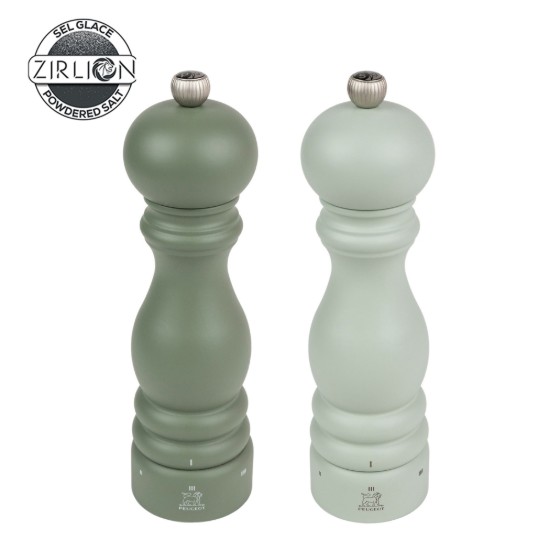 2 só- és borskurica daráló készlet, 20 cm, "Paris u'Select Z", Fern&Sage - Peugeot