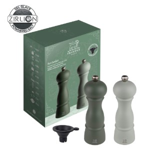 2 darabos só- és borsőrlő készlet, 18 cm, "Amboise Z", Fern&Sage - Peugeot
