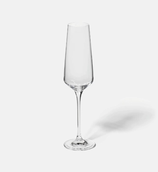 6 darabos pezsgőspohár készlet, kristályüvegből, 200ml, "Avant-Garde" - Krosno