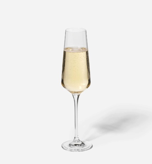 6 darabos pezsgőspohár készlet, kristályüvegből, 200ml, "Avant-Garde" - Krosno