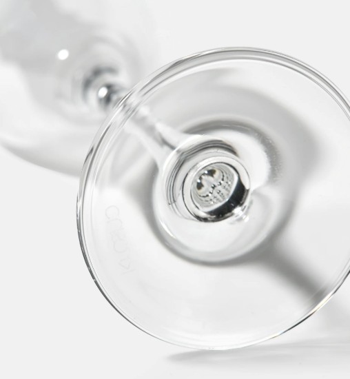 6 részes pezsgőspohár készlet, kristályos üvegből, 180 ml, "Harmony" - Krosno