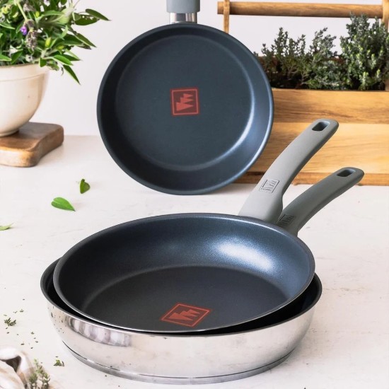 Tapadásmentes serpenyő, rozsdamentes acél, 20 cm, "Elite Non-Stick" - Monix