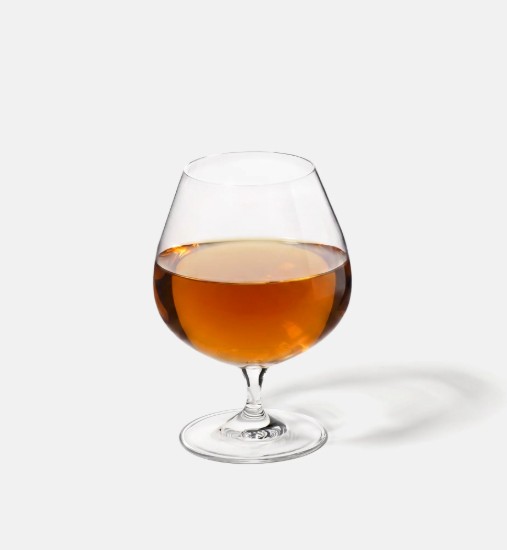 6 darabos konyakos pohár készlet, kristályüvegből, 550ml, "Harmony" - Krosno
