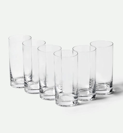 6 db "long drink" pohár készlet, 300 ml - Krosno