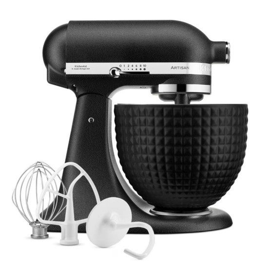 "Artisan" planetáris konyhai robotgép, 4,7 literes tálal, 156-os modell, Cast Iron Black - KitchenAid