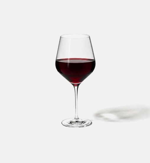 6 darabos Burgundy borospohár készlet, kristályüvegből, 900ml, "Splendour" - Krosno