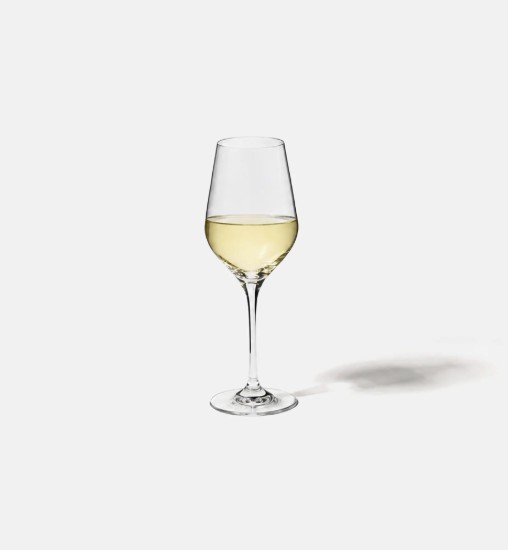 6 darabos fehérboros pohárkészlet, kristályüvegből, 340 ml, "Splendour" - Krosno