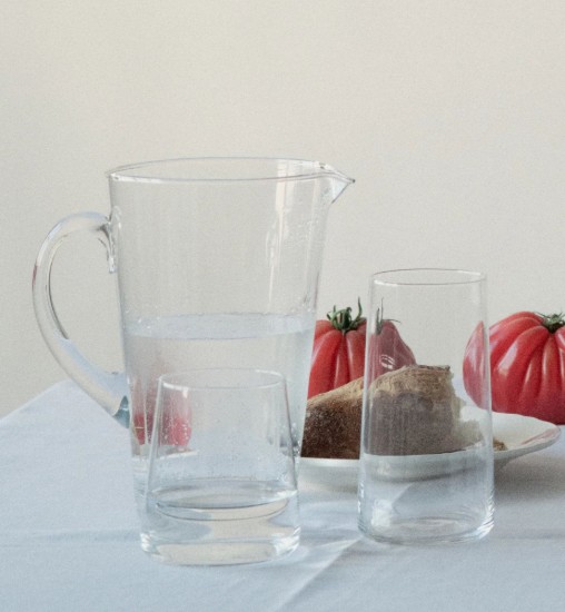 Karaffa, kristályüveg, 1L, "Avant-Garde" - Krosno