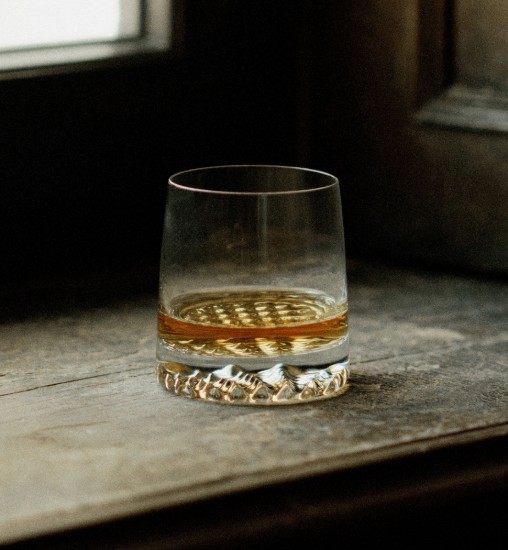 6 db whisky pohár készlet, kristályos üveg, 370 ml, "Fjord" - Krosno