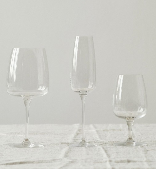 4 darabos vizespohár készlet, kristályüvegből, 380 ml, "Modern" - Krosno