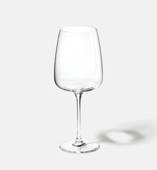 4 darabos vörösboros pohár készlet, kristályüveg, 750 ml, "Modern" - Krosno
