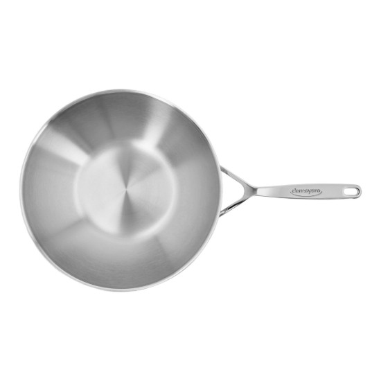 Wok serpenyő, rozsdamentes acél, 30 cm, "5-Plus" - Demeyere