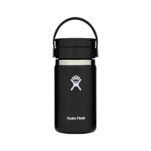 Rozsdamentes acél hőszigetelő palack, 355ml, "Wide Sip", Black - Hydro Flask