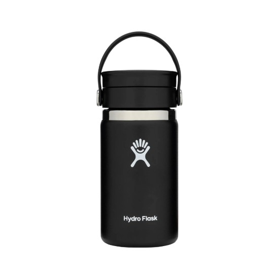 Rozsdamentes acél hőszigetelő palack, 355ml, "Wide Sip", Black - Hydro Flask