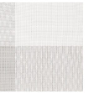 4 db asztali szett, 45 × 30 cm, fehér/szürke