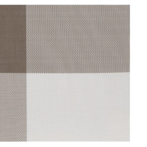 Készlet 4 asztali szőnyeg, 45 × 30 cm, Barna