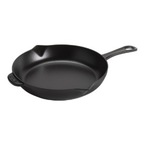 Öntöttvas serpenyő 26 cm, Black - Staub